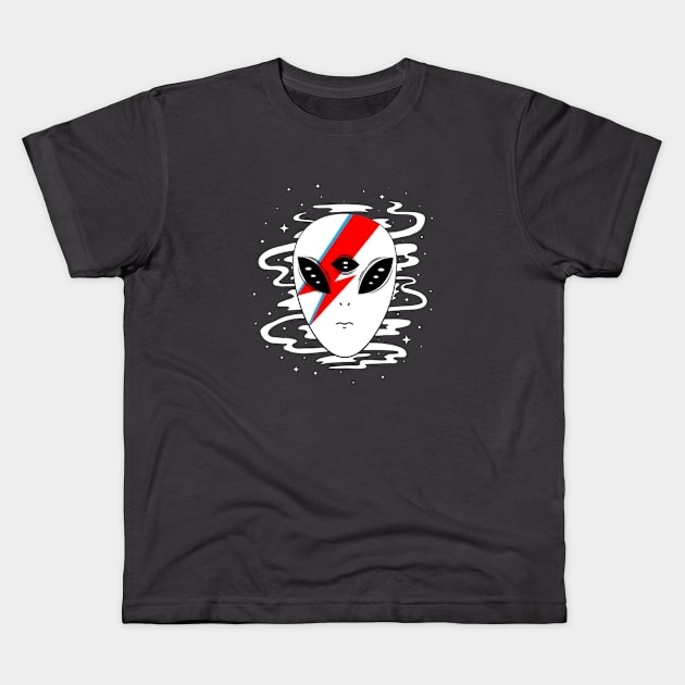 Starman Music Band Kids T-Shirt by kanazura